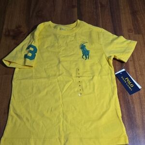 Polo Ralph Lauren T-Shirt NWT! Boys M sz 5 POLO  Big Pony Logo Green